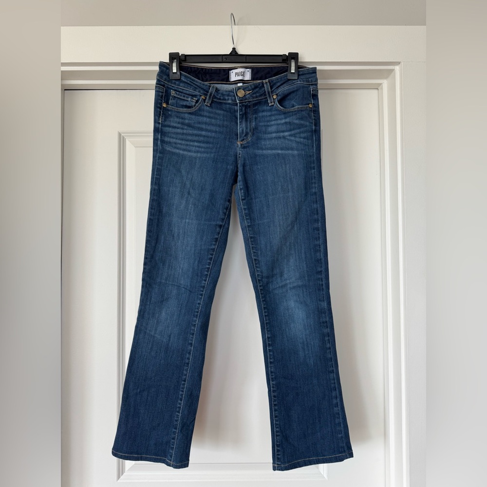 Dark denim jeans